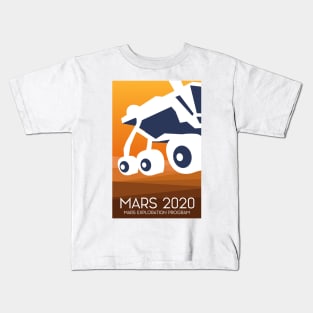 Mars 2020 space art Kids T-Shirt